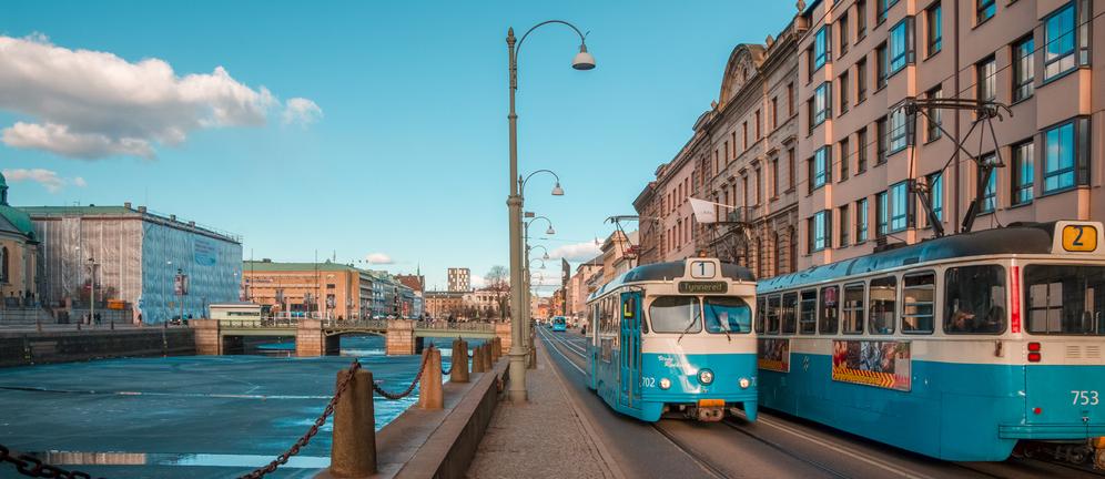 Spårvagnar i Göteborgs centrum